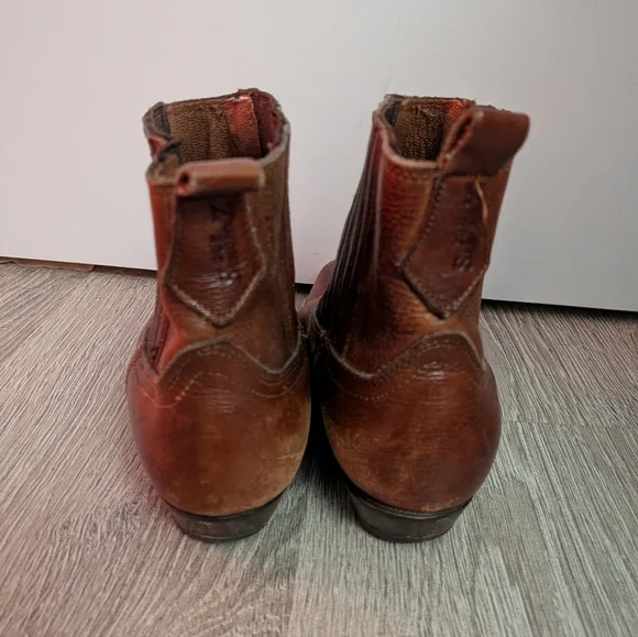 Joe Sanchez Vintage Brown Cowboy Boots - Picture 5 of 9